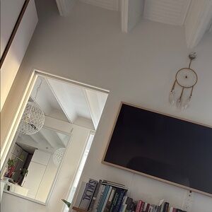 Gold and White Art Dreamcatcher Wall Decor